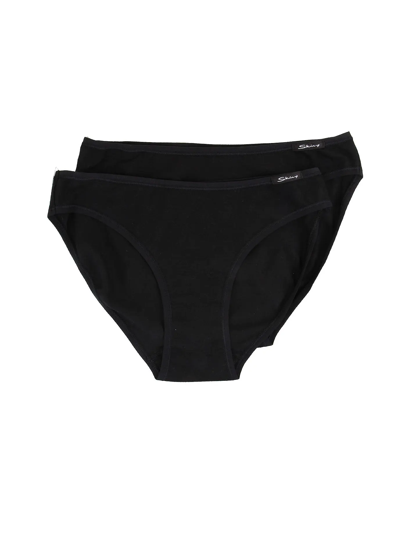 SKINY | Slip 2-er Pkg. "Advantage Cotton" (Schwarz) | 